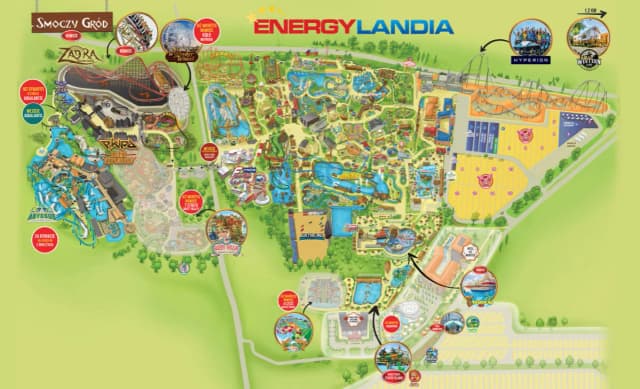 Energylandia: Ogromny park rozrywki, który zaskoczy swoją powierzchnią!